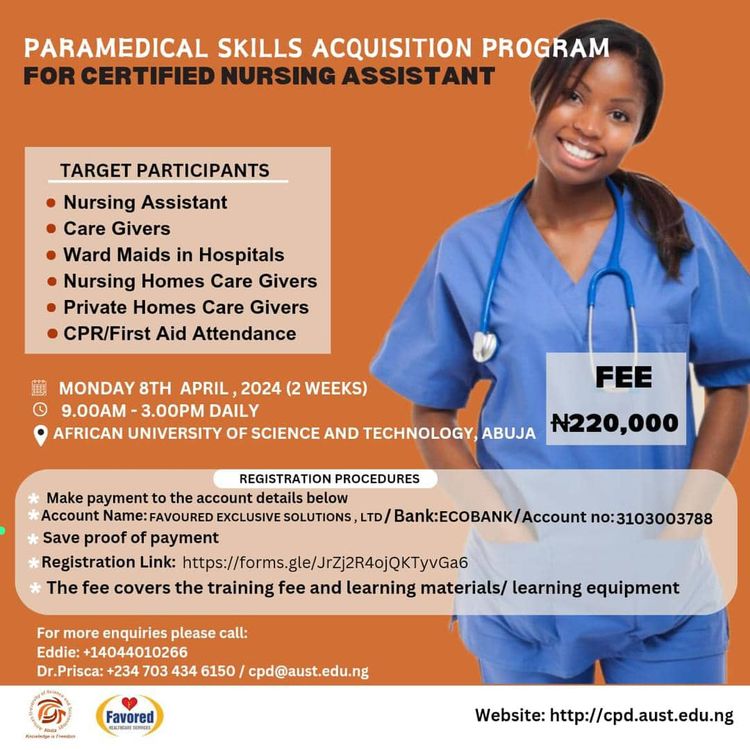 AUST, Favored Organization host Paramedical Skills Acquisition Certificate Program
