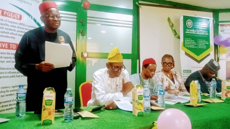 Prof. Onwualu Calls for Digital Transformation as NIAE Enthrones  New National Chairman