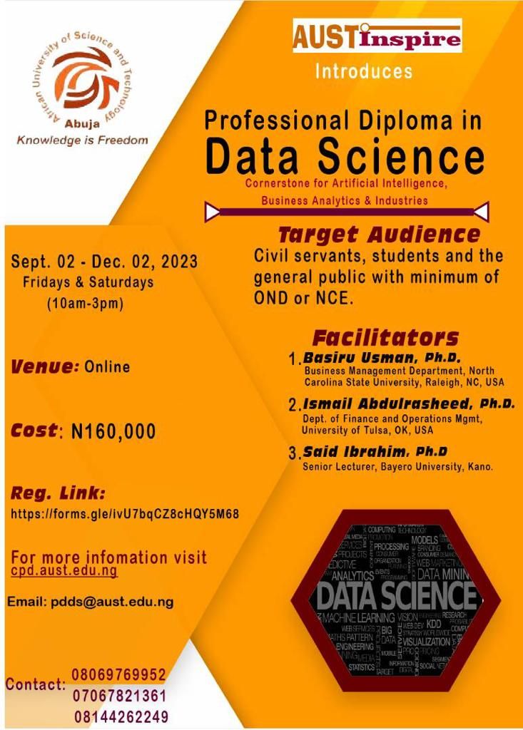 AUSTInspire Business Incubation Center Organizes Professional Diploma Training In Data Science