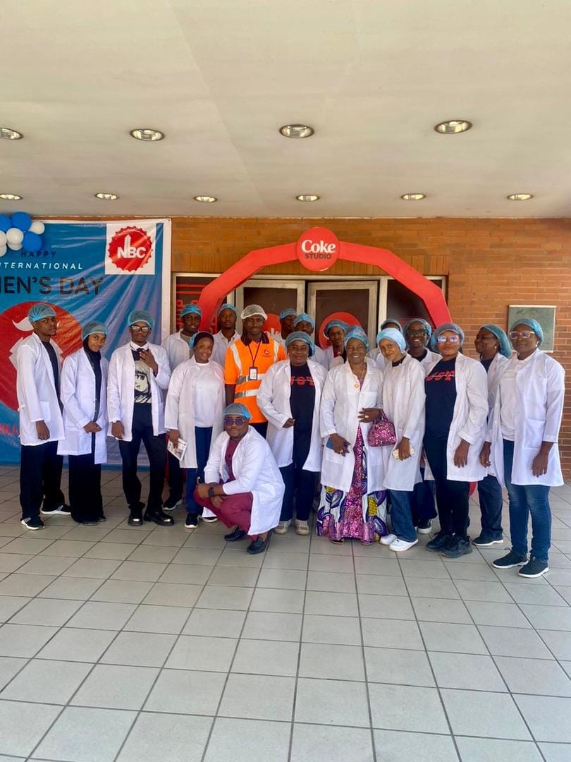 AUST Business Admin.Students Visit Coca-Cola NBC Plant for Industrial Excursion