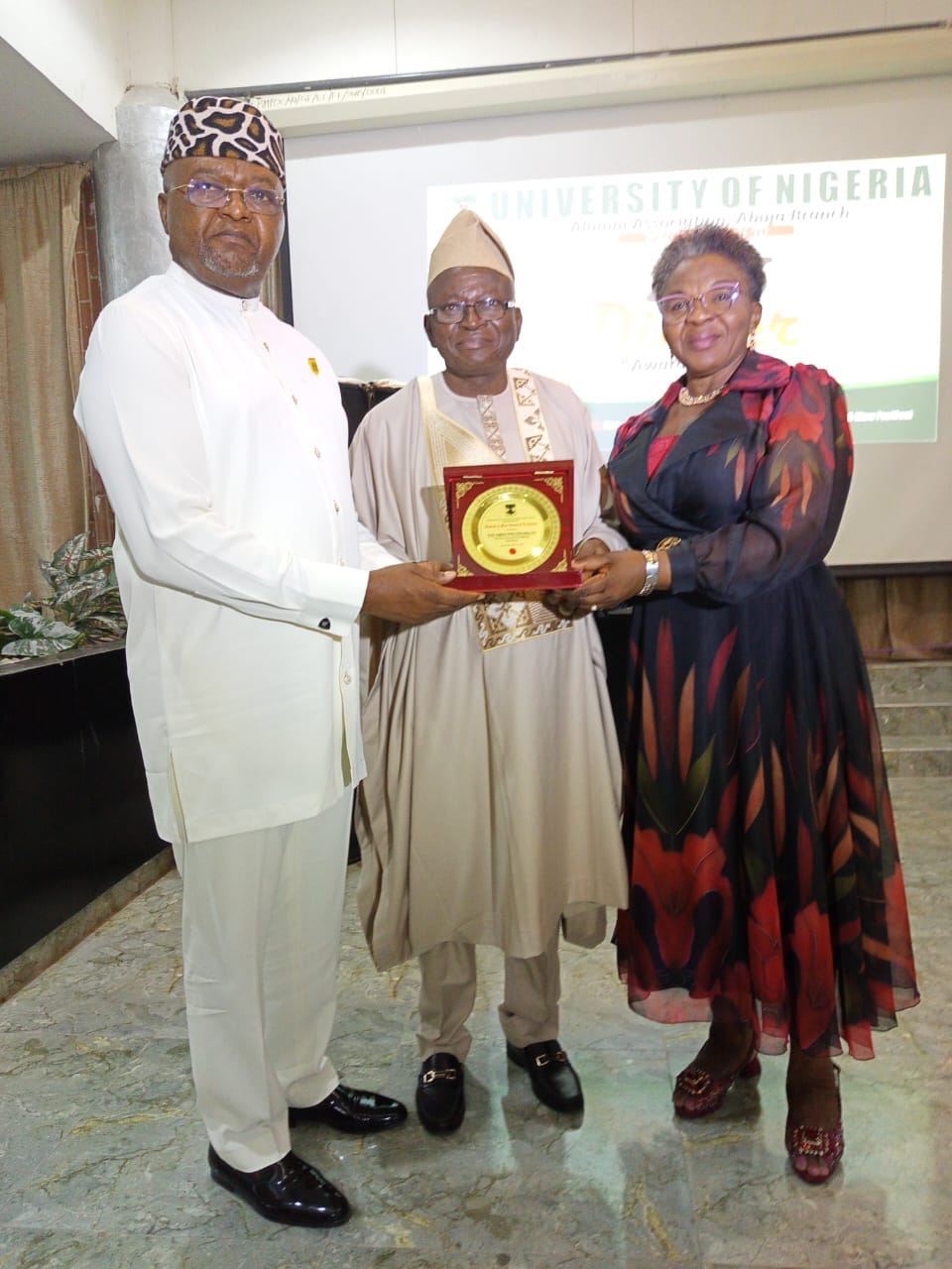 UNNA Honours AUST President With Dignity of Man Award